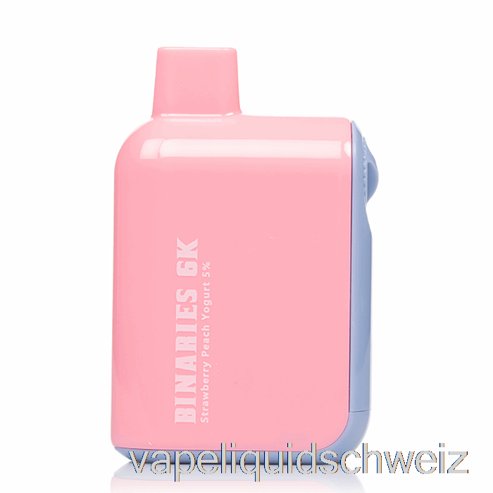 Horizon Binaries 6k 6000 Einweg-Erdbeer-Pfirsich-Joghurt-Vape Schweiz
